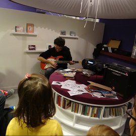 Mercredi musical des tout-petits dans la bulle à son